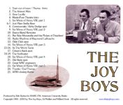 Joy Boys Volume Three back cover