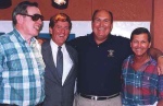 Johnny Holliday with Ed Walker and Willard Scott